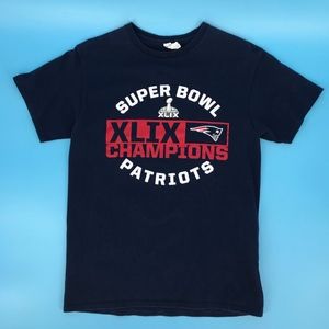 Navy New England Patriots Super Bowl T-Shirt